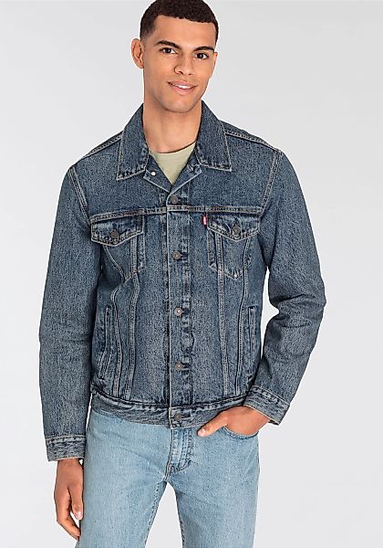 Levis Jeansjacke "VINTAGE FIT TRUCKER JKT", ohne Kapuze, mit Knopfleiste günstig online kaufen