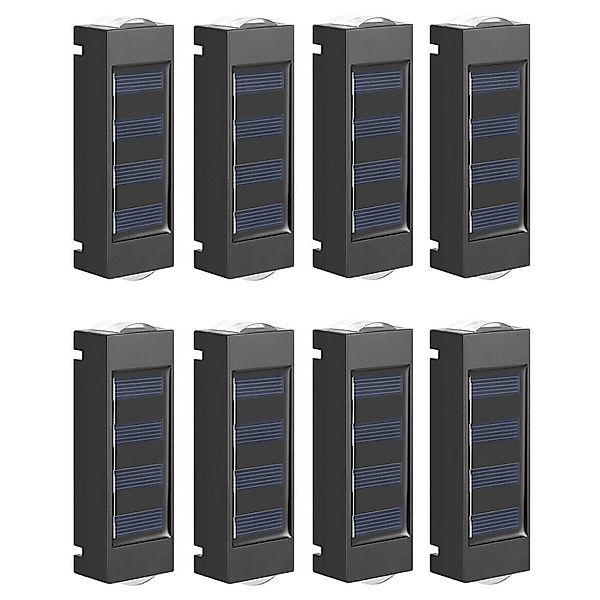 BlingBin LED Solarleuchte 4pcs Wandleuchte Zaunleuchte günstig online kaufen