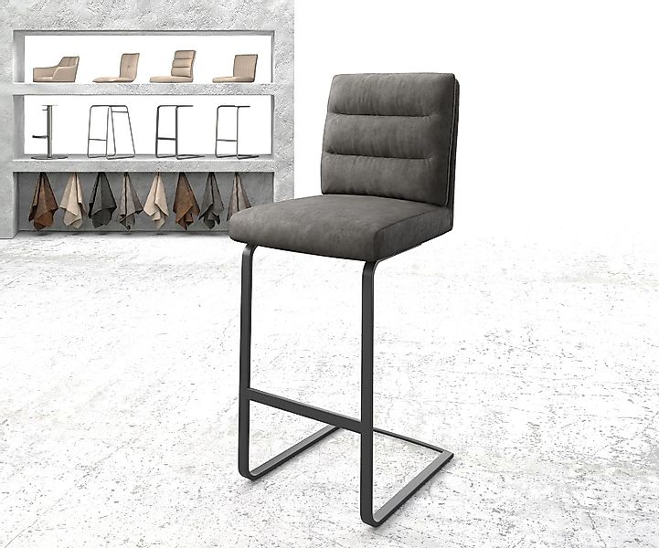 DELIFE Barhocker Pela-Flex, Freischwinger flach Metall günstig online kaufen