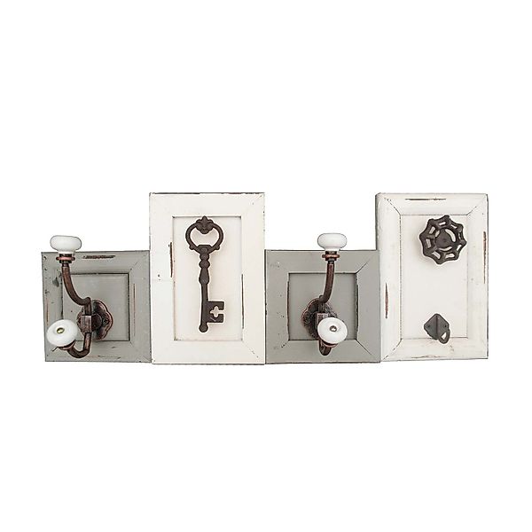 HTI-Living Garderobenleiste Kleiderhaken Garderobe Vintage (Stück, günstig online kaufen