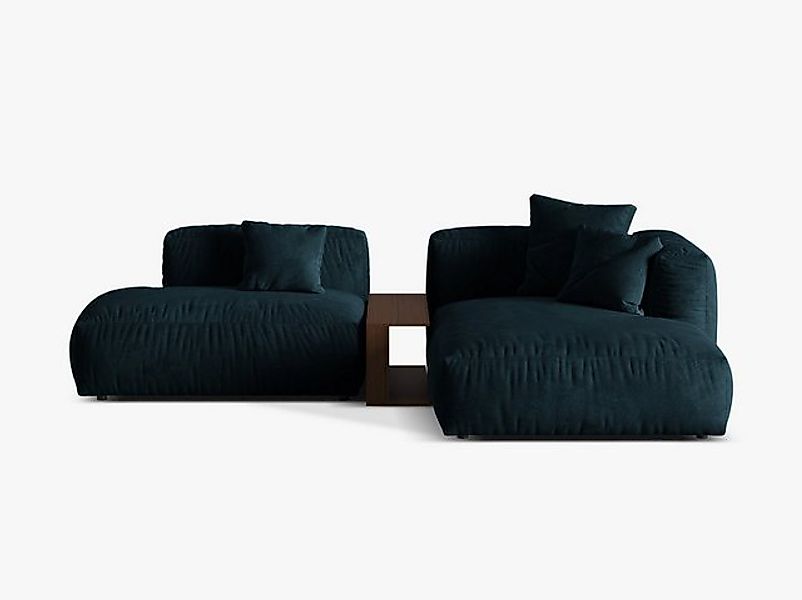 Micadoni Ecksofa Martina, 2-Sitzer mit Couchtisch günstig online kaufen