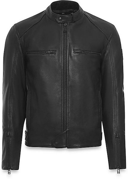 Belstaff Motorradjacke Broughton Motorrad Lederjacke Ellenbogenprotektoren günstig online kaufen