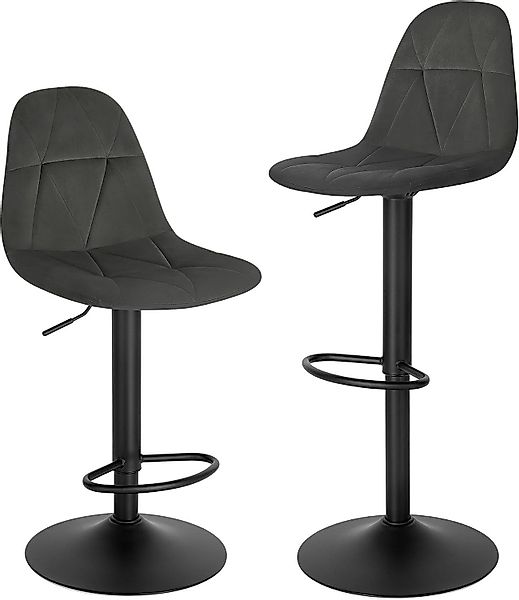 EUGAD Barhocker (2 St., 2er), Rückenlehne günstig online kaufen