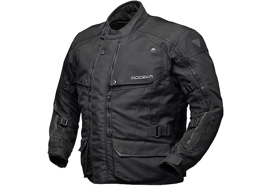 Modeka Motorradjacke Modeka Varus Plus Textile Motorradjacke schwarz atmung günstig online kaufen