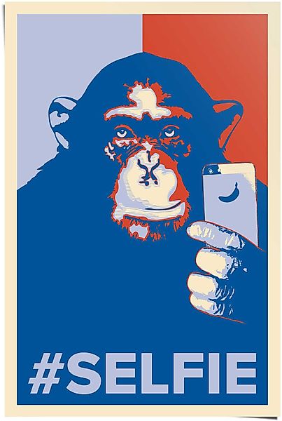 Reinders Poster "Selfie Affe", (1 St.) günstig online kaufen