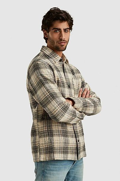 Cast Iron Overshirt Karos Grün - Größe L günstig online kaufen