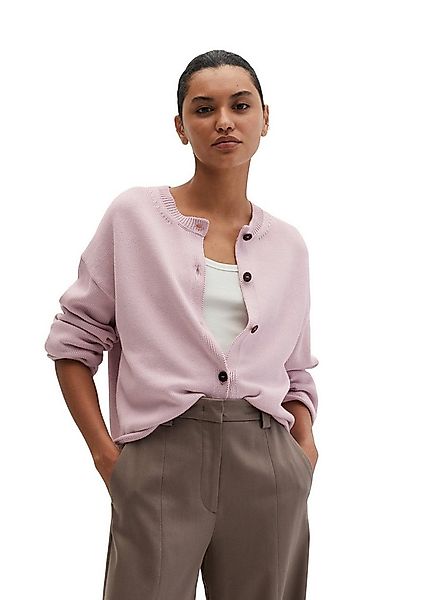 Marc O'Polo Strickjacke softe Qualität, Oversize, mit Rollsäumen günstig online kaufen