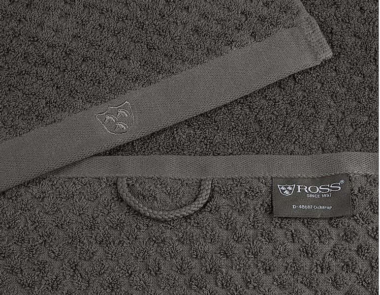 ROSS Duschtuch Harmony, Frottier (1-St), 100 % Baumwolle, Hoch Tief Struktu günstig online kaufen