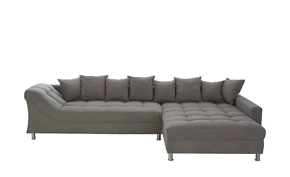 smart Ecksofa  Hanalie ¦ grau ¦ Maße (cm): B: 340 H: 95 T: 226.0 Polstermöb günstig online kaufen