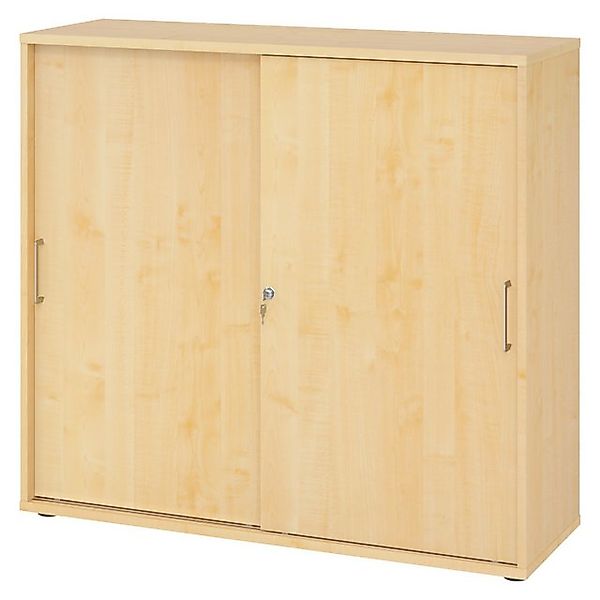 bümö Aktenschrank office Schiebetürenschrank Dekor: Ahorn - Griffe: Bügelgr günstig online kaufen