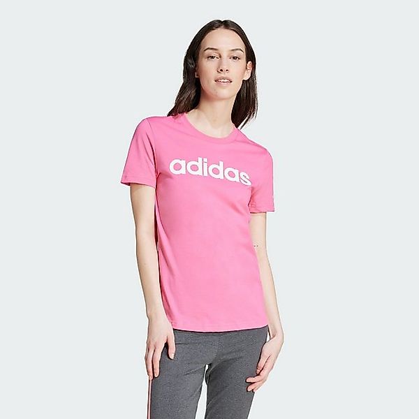 adidas Sportswear T-Shirt LOUNGEWEAR ESSENTIALS SLIM LOGO T-SHIRT günstig online kaufen