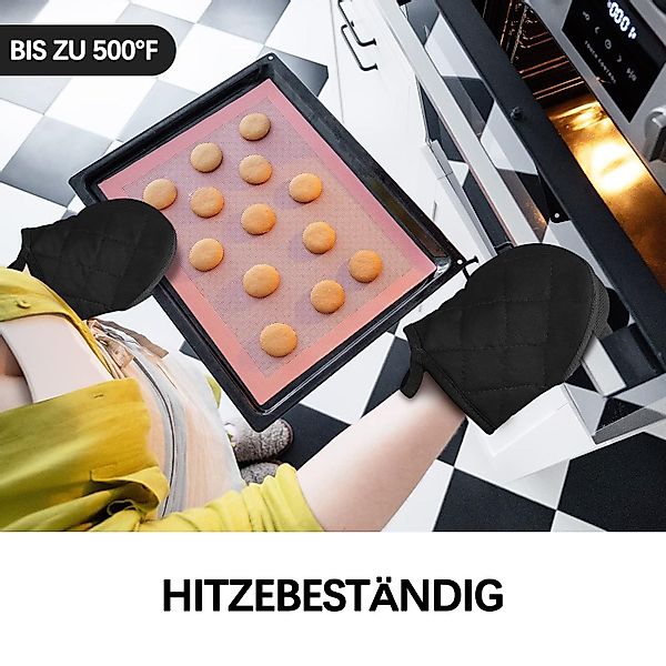Auledio Topflappen 2er-Set Ofenhandschuhe, hitzebeständig bis günstig online kaufen