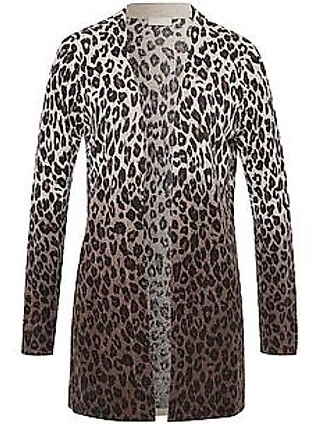 Strickjacke aus Schurwolle und Kaschmir Peter Hahn beige günstig online kaufen