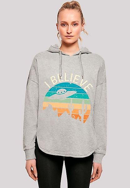 F4NT4STIC Kapuzenpullover I Believe UFO Alien Sonnenuntergang Premium Quali günstig online kaufen