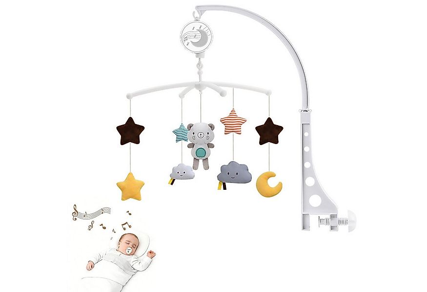 STANBOW Kuscheltier-Rassel Mobile Baby Musikalisches Baby-Mobile fürs Kinde günstig online kaufen