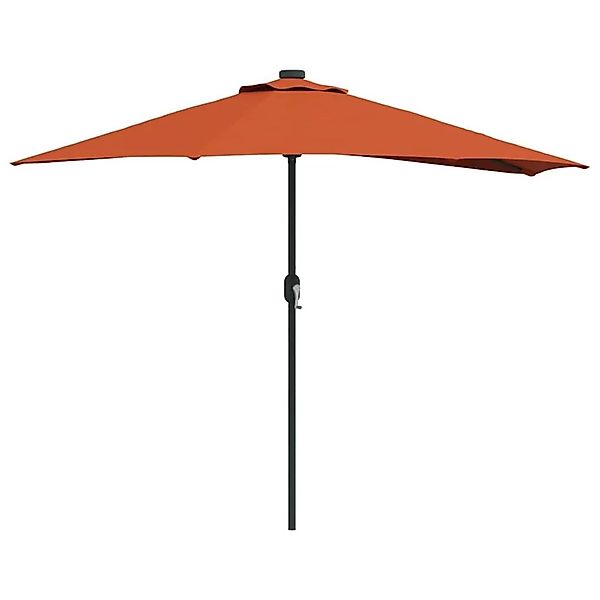 vidaXL Gartenparasol Terrakotta 294 x 150 x 224 cm Stoff 42003272 günstig online kaufen