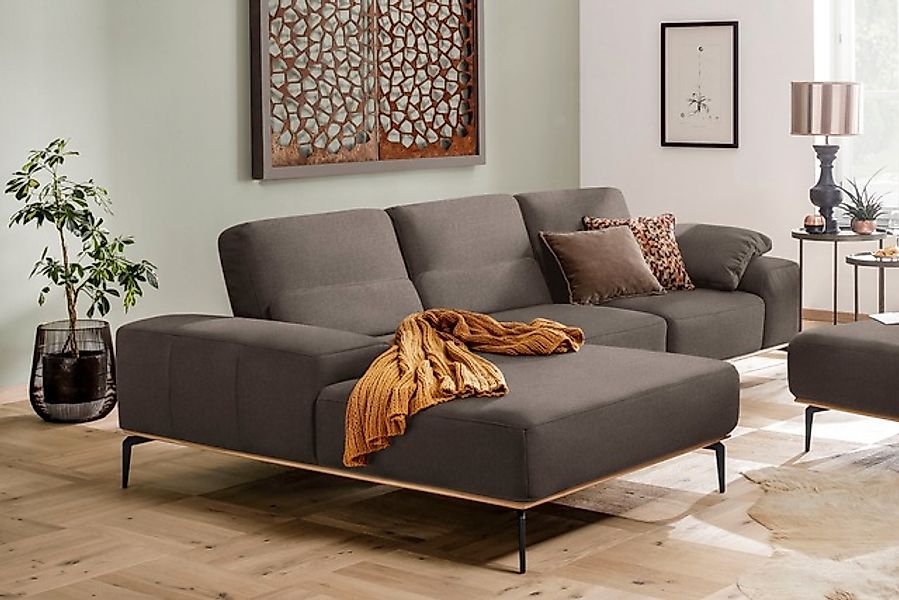 W.SCHILLIG Ecksofa "run, Designsofa mit tollem Sitzkomfort, bequem, L-Form" günstig online kaufen