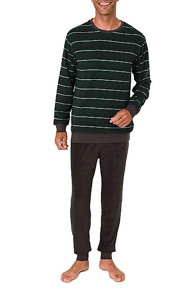 Normann Pyjama Normann Herren Frottee Schlafanzug mit Bündchen - auch in Üb günstig online kaufen