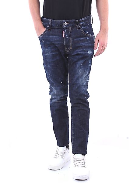 DSQUARED2 schlank Herren Dunkle Jeans günstig online kaufen