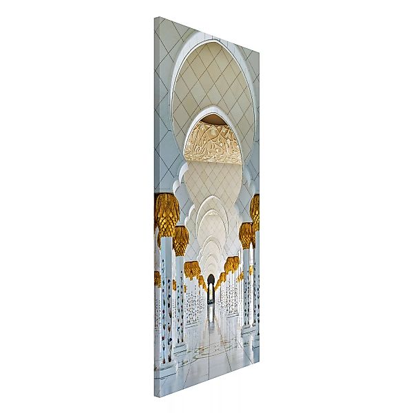 Magnettafel - Hochformat 1:2 Moschee in Abu Dhabi günstig online kaufen