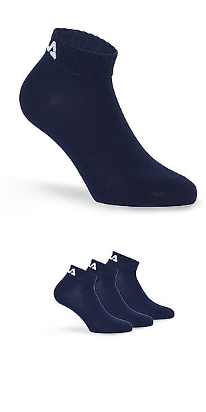 Fila Kurzsocken "UNISEX INVISIBLE PLAIN SOCKS", (3 Paar), mit Logostickerei günstig online kaufen