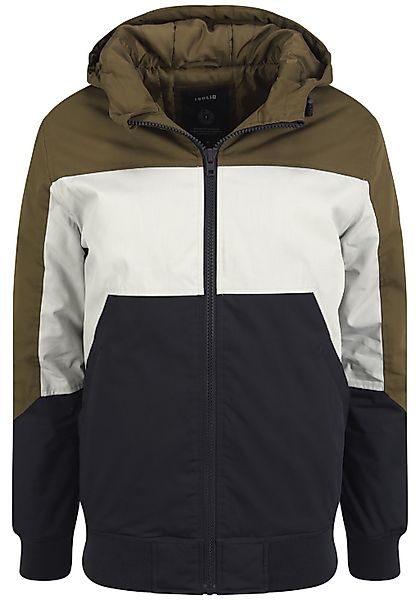 !Solid Bomberjacke SDThello Übergangsjacke mit Kapuze in Colorblock-Optik günstig online kaufen