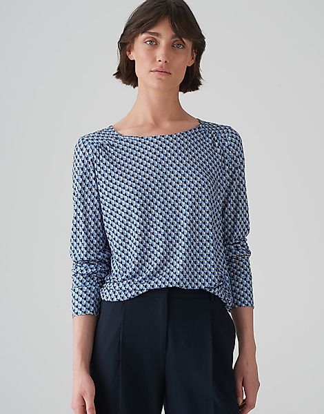 OPUS Langarmshirt Shirt SUTHA ABSTRACT Regular günstig online kaufen