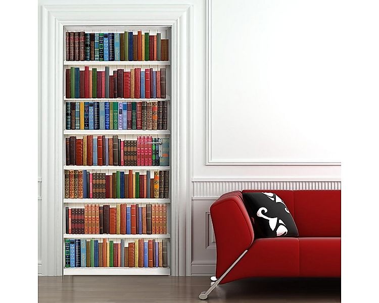 Stickerprofis Türtapete 100 Motive zur Wahl, BÜCHERREGAL, Premiumklasse, se günstig online kaufen