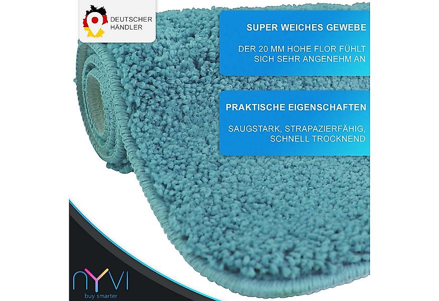 NYVI Badematte WC Vorleger ohne Ausschnitt NYVISpa Lasalle Aqua Toiletten T günstig online kaufen