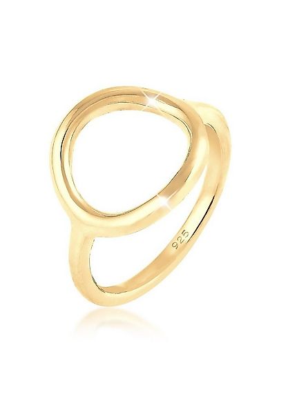 Elli Fingerring Kreis Rund Geo Statement 925 Silber, Geo günstig online kaufen