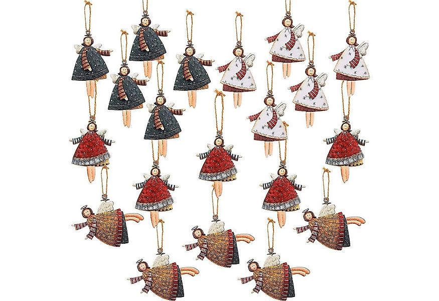 CLTYQ Christbaumschmuck 20 Stück Kleine Engel Anhänger für Weihnachtsbaum W günstig online kaufen