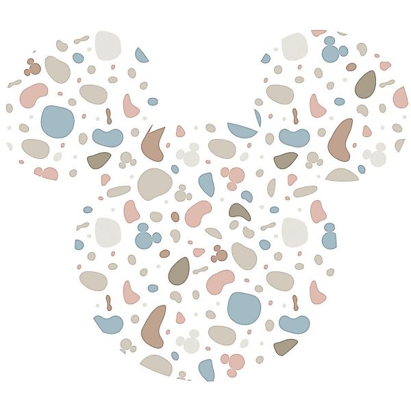 Komar Wandtattoo Mickey Head Terrazzo Bambino  Mickey Head Terrazzo Bambino günstig online kaufen