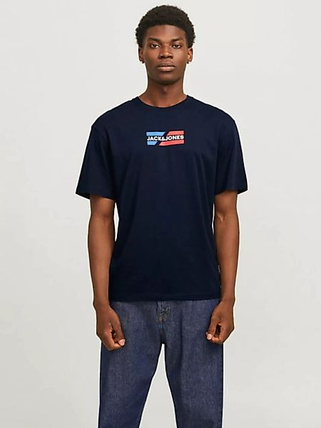 Jack & Jones Rundhalsshirt "JJECORP GRAPHIC TEE SS O-NECK NOOS", mit Logo P günstig online kaufen