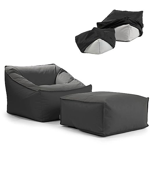 mokebo Sitzsack Der Sunnyboy (mit Hocker) günstig online kaufen
