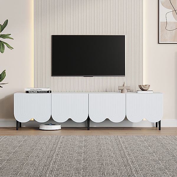 MODFU Lowboard mit Schwarzes Metallbein (TV-Board, günstig online kaufen