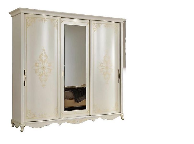 JVmoebel Kleiderschrank Schlafzimmermöbel mit Spiegel Coupe Massivholz Ital günstig online kaufen