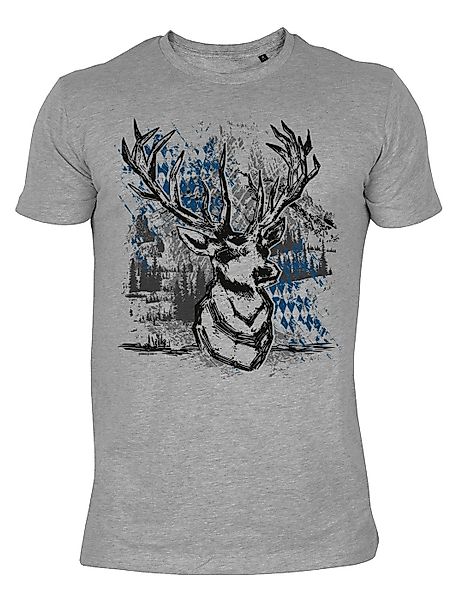 Tini - Shirts Trachtenshirt Hirsch Motiv günstig online kaufen