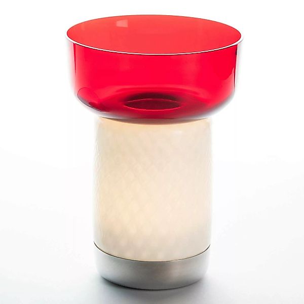 Artemide Bontà LED-Tischlampe, rote Schüssel günstig online kaufen