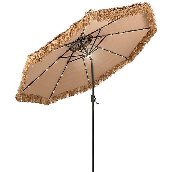 KOMFOTTEU Sonnenschirm, Hawaii, Strohschirm um 30° günstig online kaufen