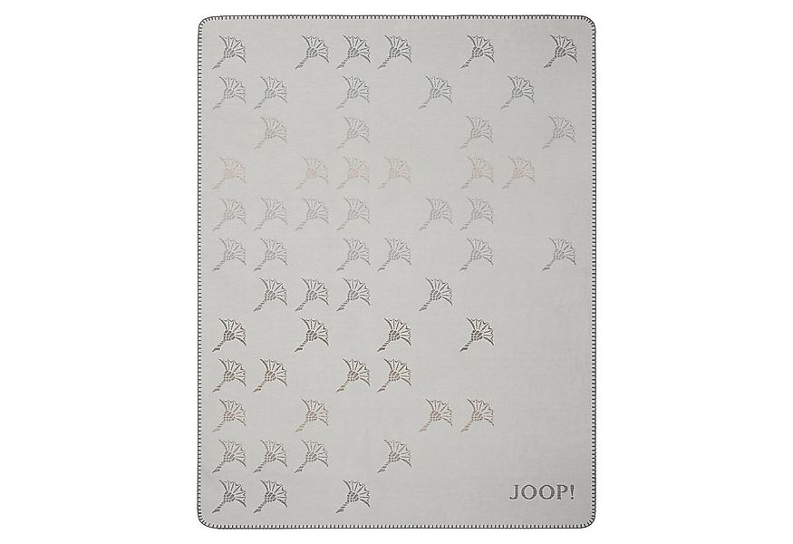 Wohndecke J!FADED, 150 x 200 cm, Steingrau, JOOP!, Mischgewebe, Made in Ger günstig online kaufen
