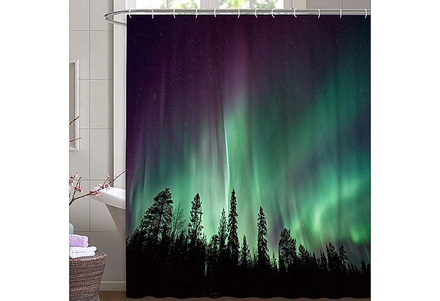 M&W DAS DESIGN Duschvorhang Shower curtains Anti schimmel 180x200cm Waschba günstig online kaufen