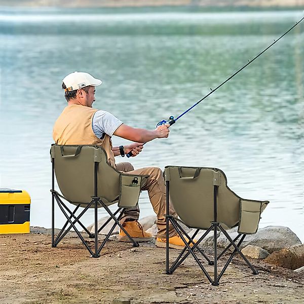 SUNULA Campingstuhl Campingstuhl Faltbar Angelstuhl Klappsessel günstig online kaufen