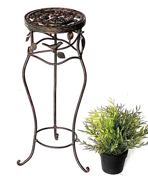 DanDiBo Blumenhocker Metall Schwarz Rund Blumenhocker 18215 Blumensäule Ant günstig online kaufen