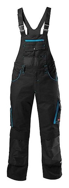 fortis Latzhose Herren 24 Black / turquoise Größe 33 günstig online kaufen