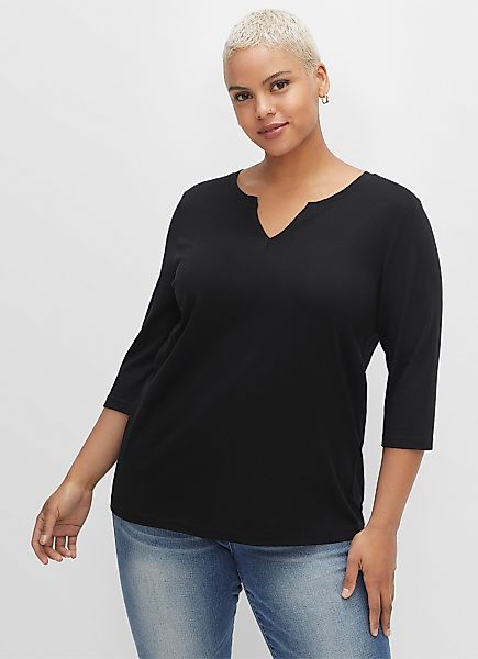 Sheego T-Shirt 3/4-Arm-Shirt günstig online kaufen