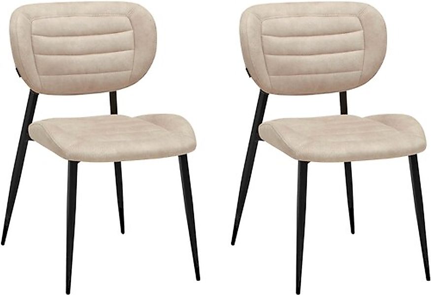 OMG Design Esszimmerstuhl »Rikki« (Set) 2 Stk. Stoff bequemer Polsterstuhl günstig online kaufen
