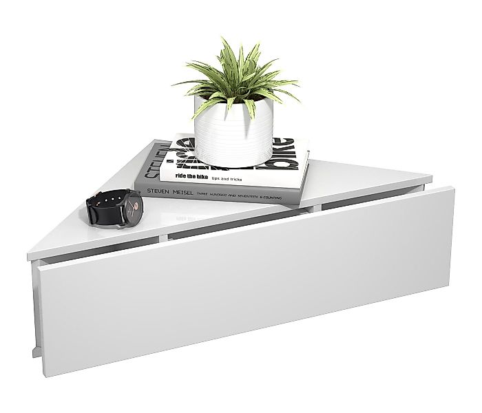 VCM Nachttisch Holz Wandschublade Eckregal Nachttisch Usal S, Pflegeleicht günstig online kaufen