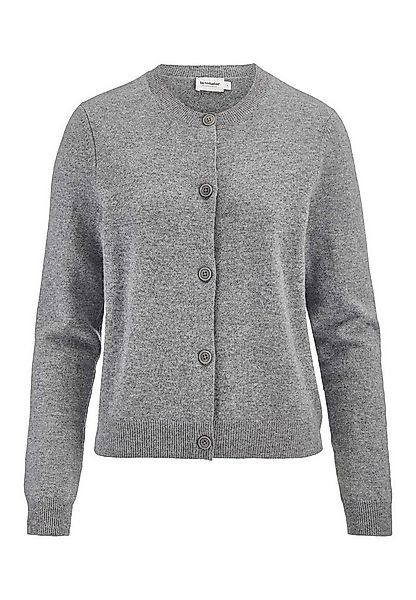 Hessnatur Strickjacke Regular aus Schurwolle mit Kaschmir (1-tlg) günstig online kaufen
