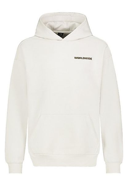 SUBLEVEL Hoodie mit Weltmotiv und Kängurutasche Sweat WORLDWIDE günstig online kaufen