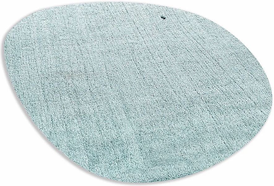 TOM TAILOR HOME Hochflor-Teppich "Shaggy Teppich Cozy" oval 25 mm Höhe Uni günstig online kaufen